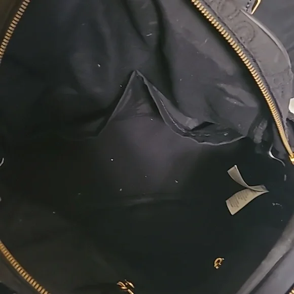 PETUNIA PICKLE BOTTOM 'Sashay Satchel' Black Embossed Backpack Diaper Bag - Picture 4 of 8